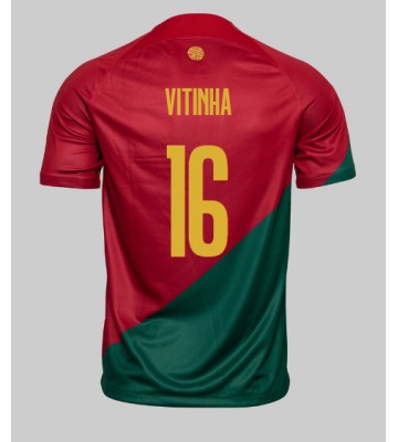 Portugal Vitinha #16 Hjemmedrakt VM 2022 Kortermet